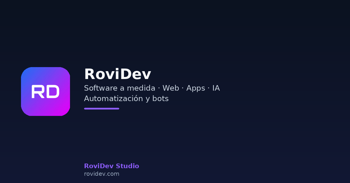 Rovi's Software User Guide.pdf Automatización e IA para empresas | Software a medida | RoviDev