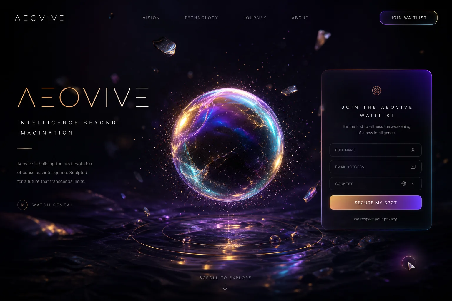 AEOVIVE — portada del proyecto