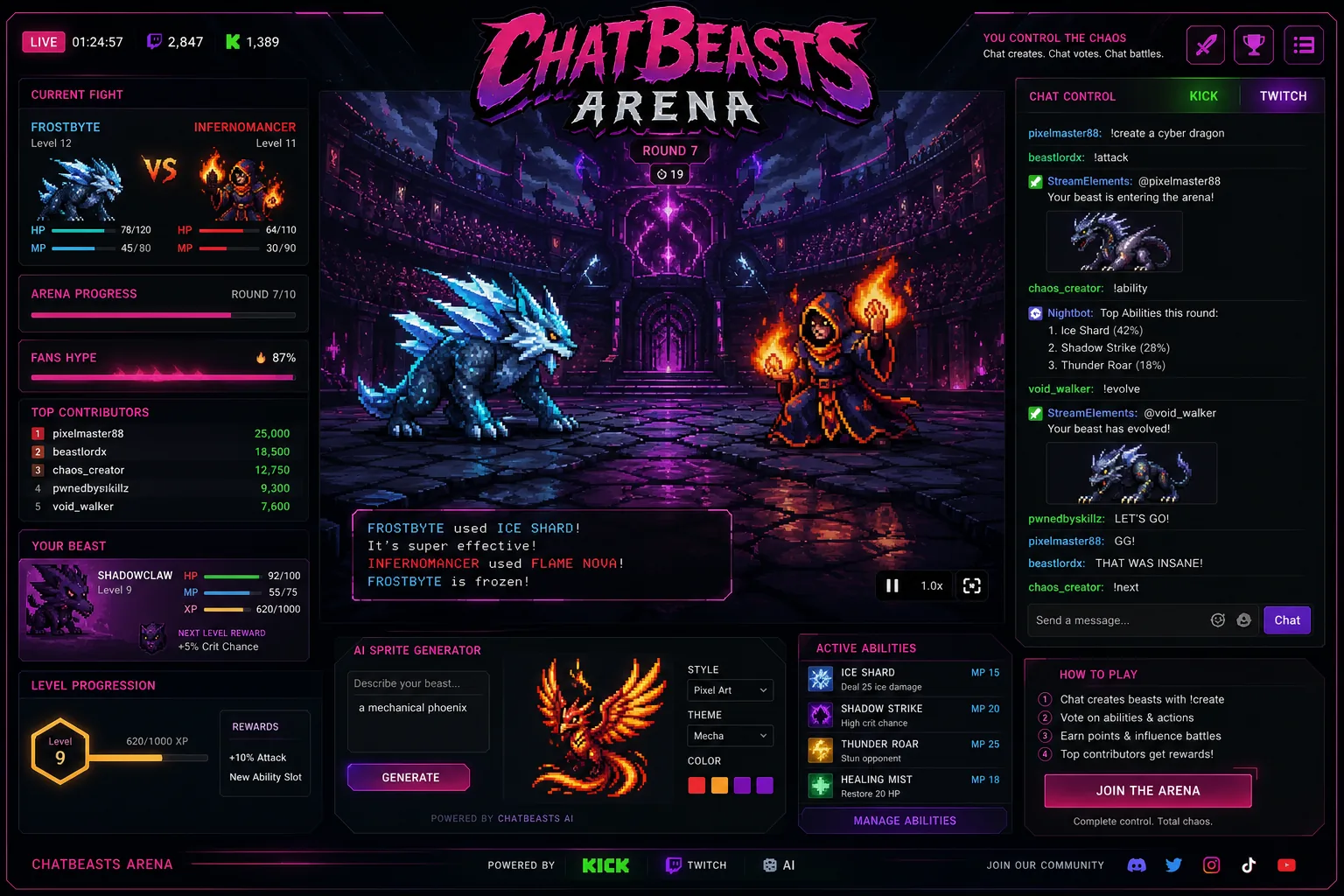 ChatBeasts Arena — portada del proyecto