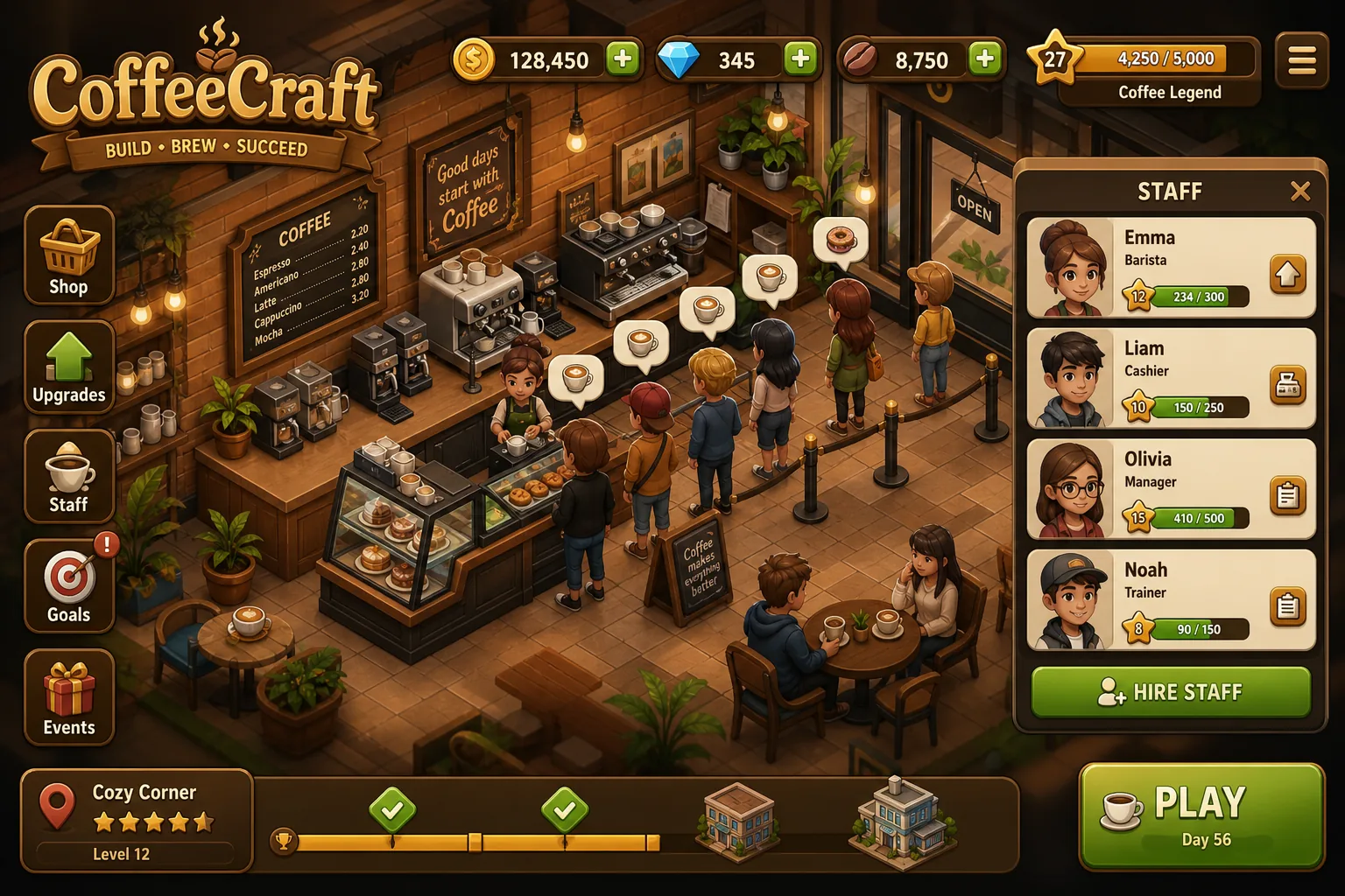 CoffeeCraft — portada del proyecto