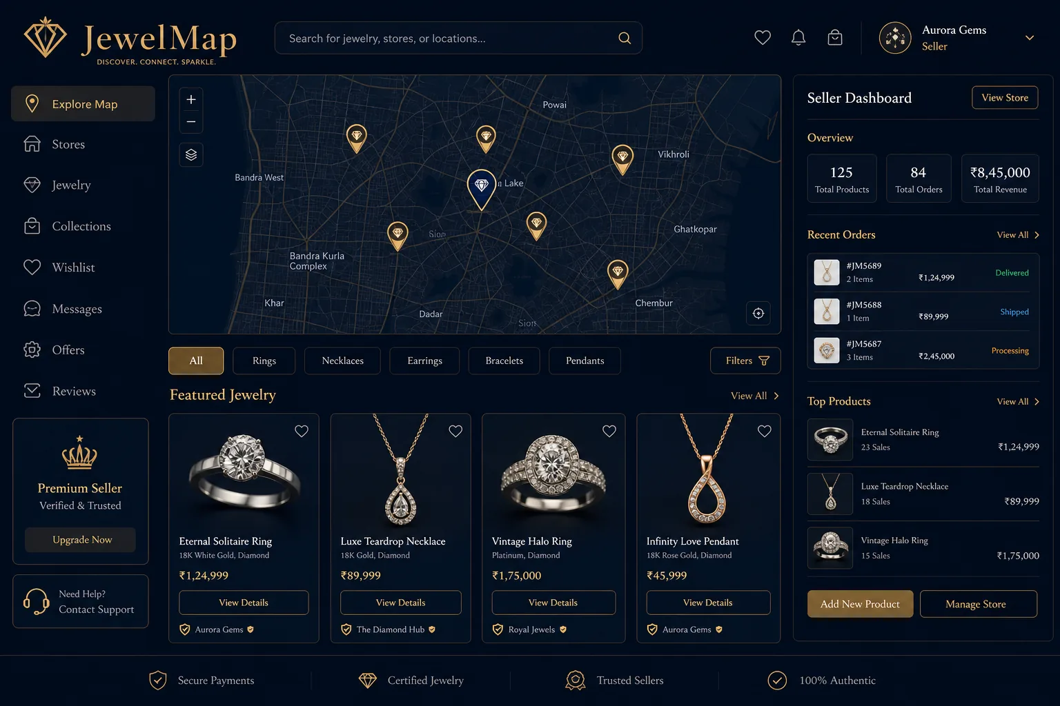 JewelMap — portada del proyecto