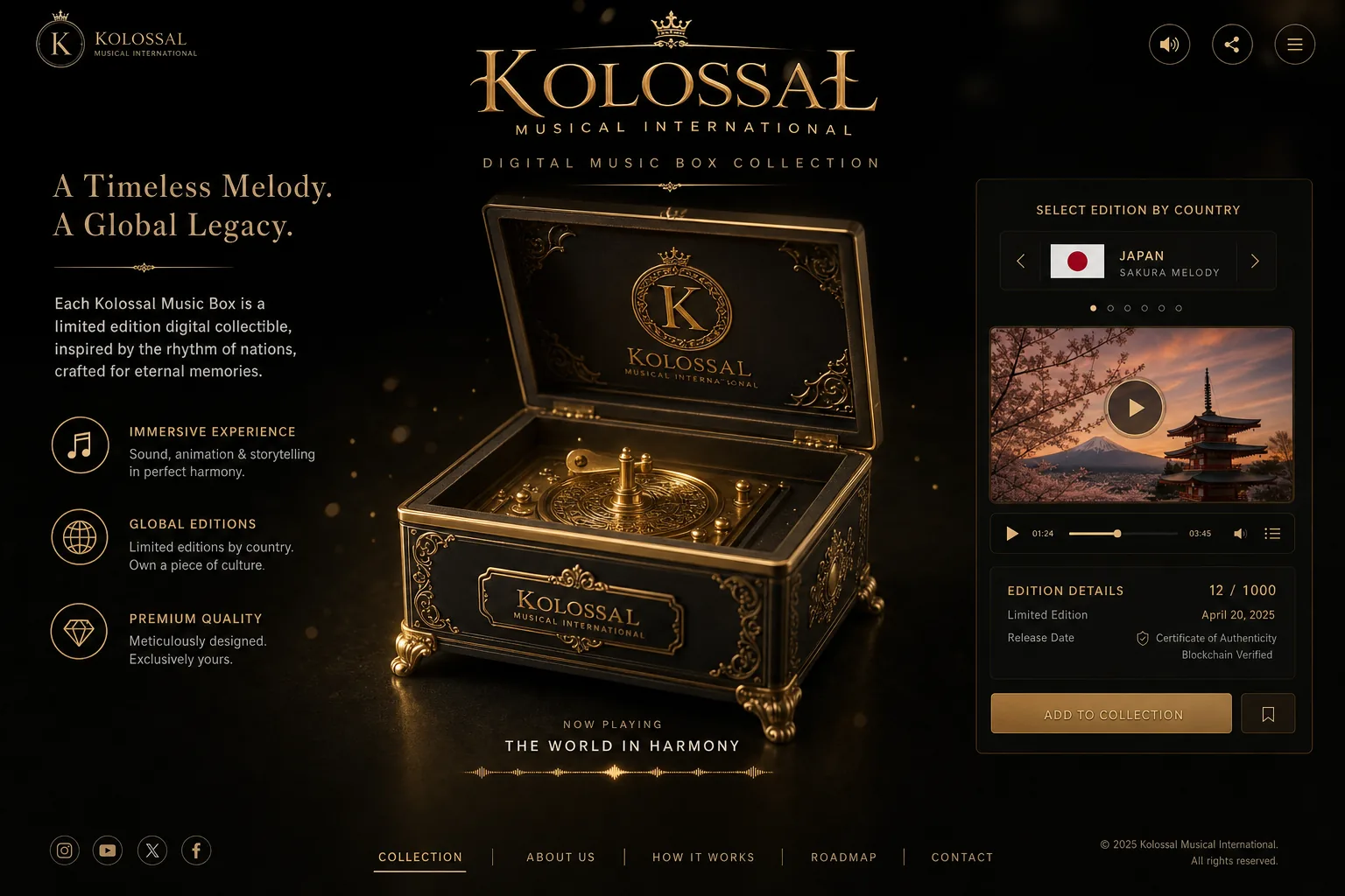 Kolossal — portada del proyecto