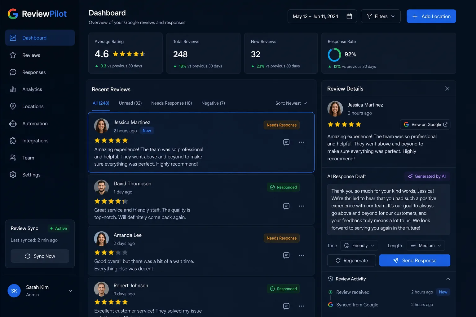 ReviewPilot — portada del proyecto