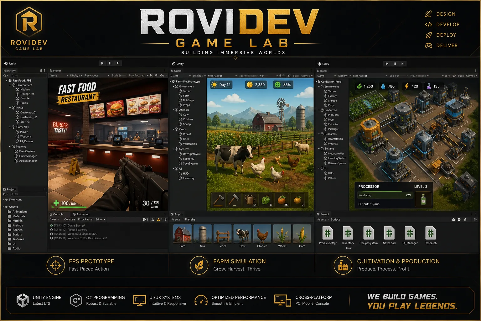 RoviDev Game Lab — portada del proyecto